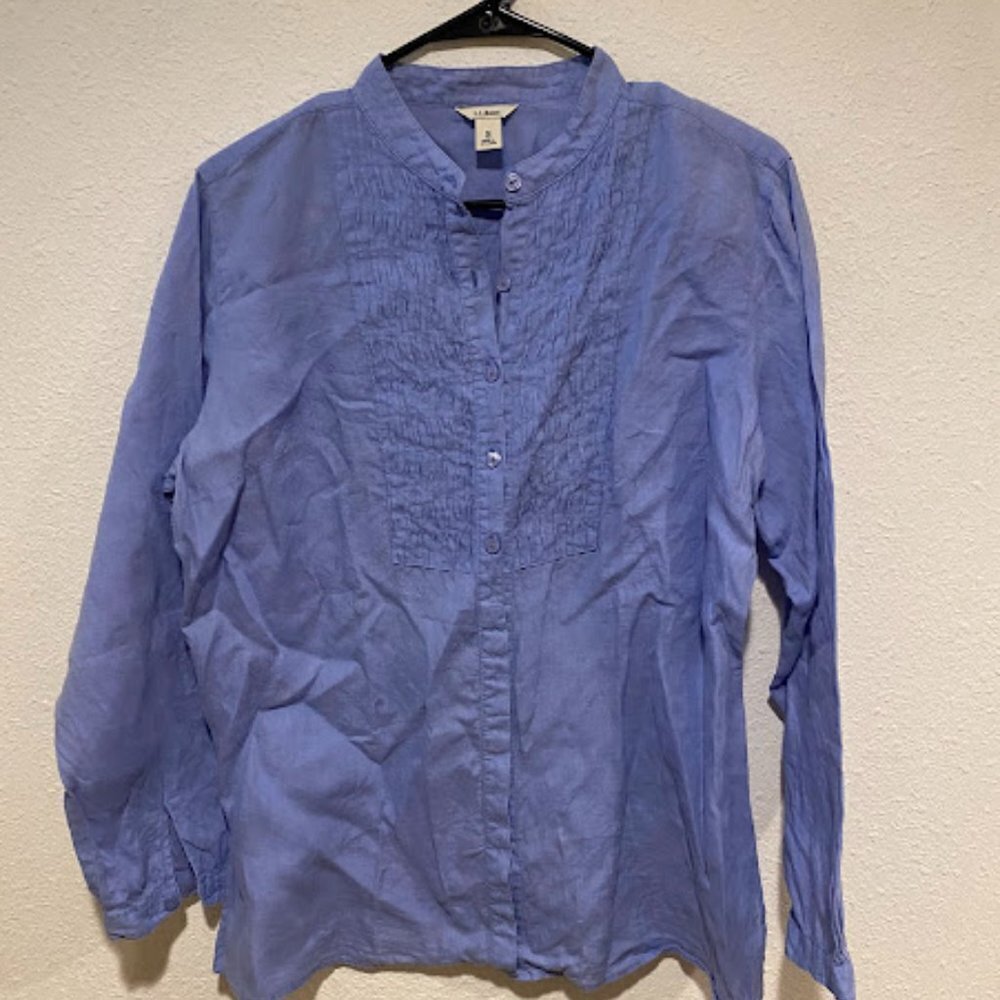 LL Bean 100% Linen Shirt